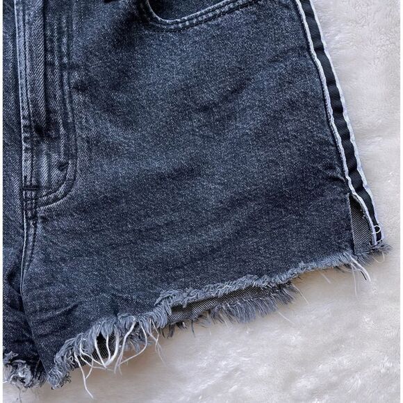 Abercrombie & Fitch Annie High Rise Shorts with Black & White Racer Stripes, 24 - Picture 9 of 16